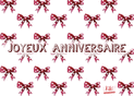 N&oelig;uds en satin pour un anniversaire &eacute;l&eacute;gant